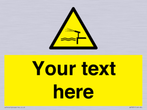 Custom warning water cannon